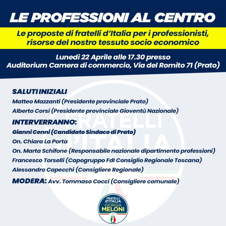 Le professioni al centro