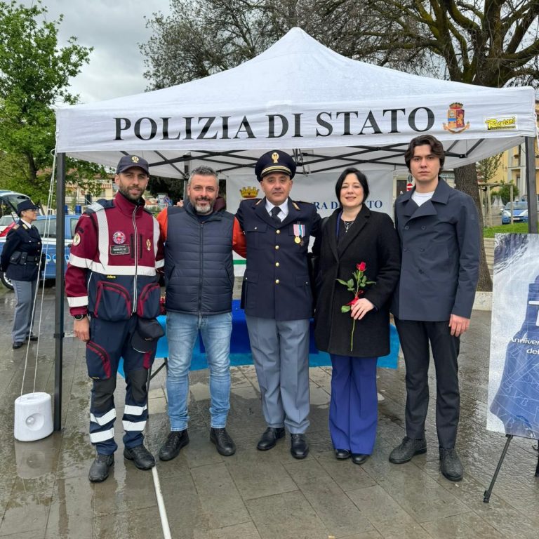 Oggi presenti alla festa della Polizia di Stato provinciale a Montemurlo